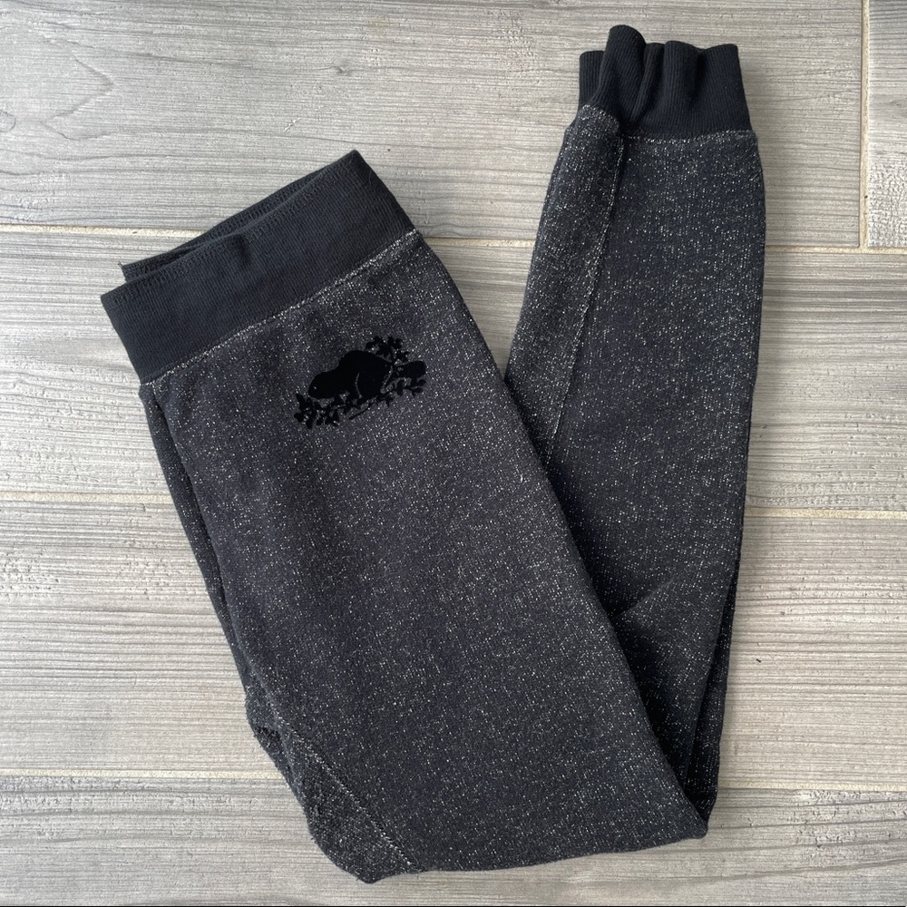ROOTS BLACK PEPPER COZY FLEECE LEGGING